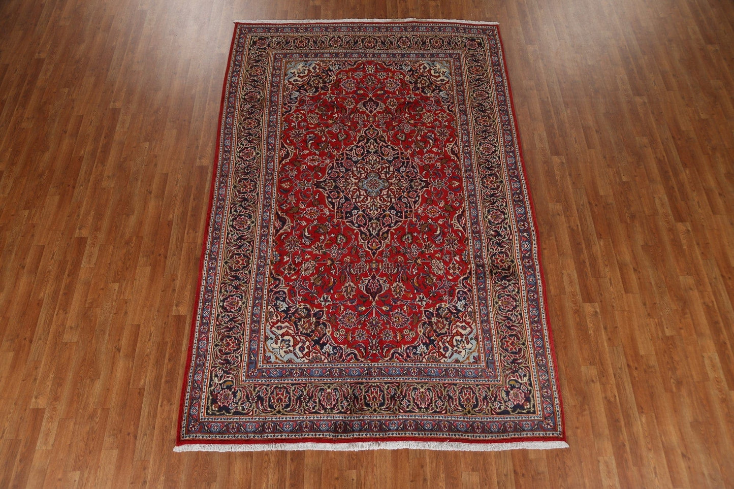 Floral Red Kashmar Persian Area Rug 6x10