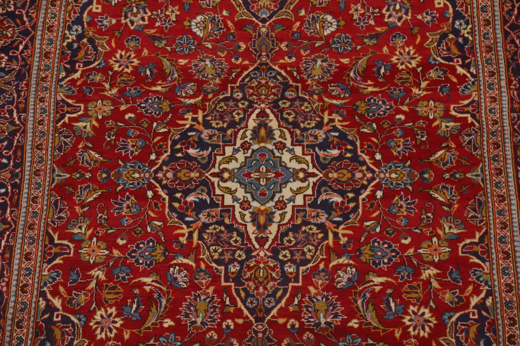 Traditional Red Kashan Persian Area Rug 7x10