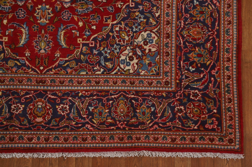 Traditional Red Kashan Persian Area Rug 7x10