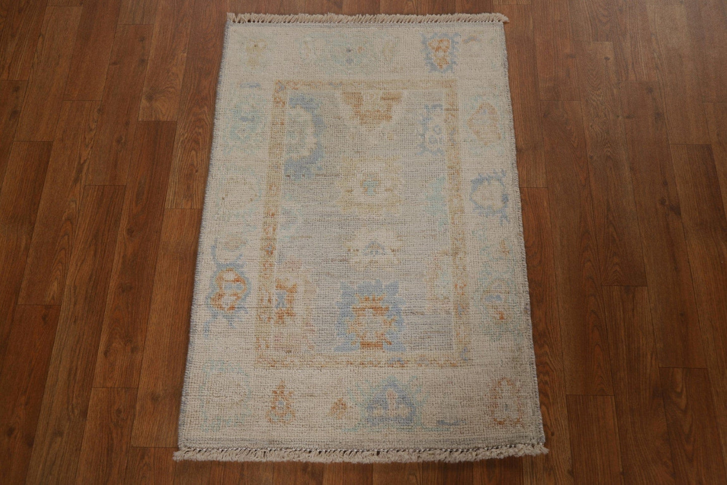 Muted Handmade Oushak Oriental Area Rug 2x3