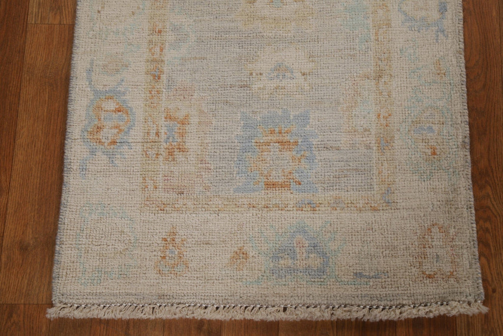 Muted Handmade Oushak Oriental Area Rug 2x3