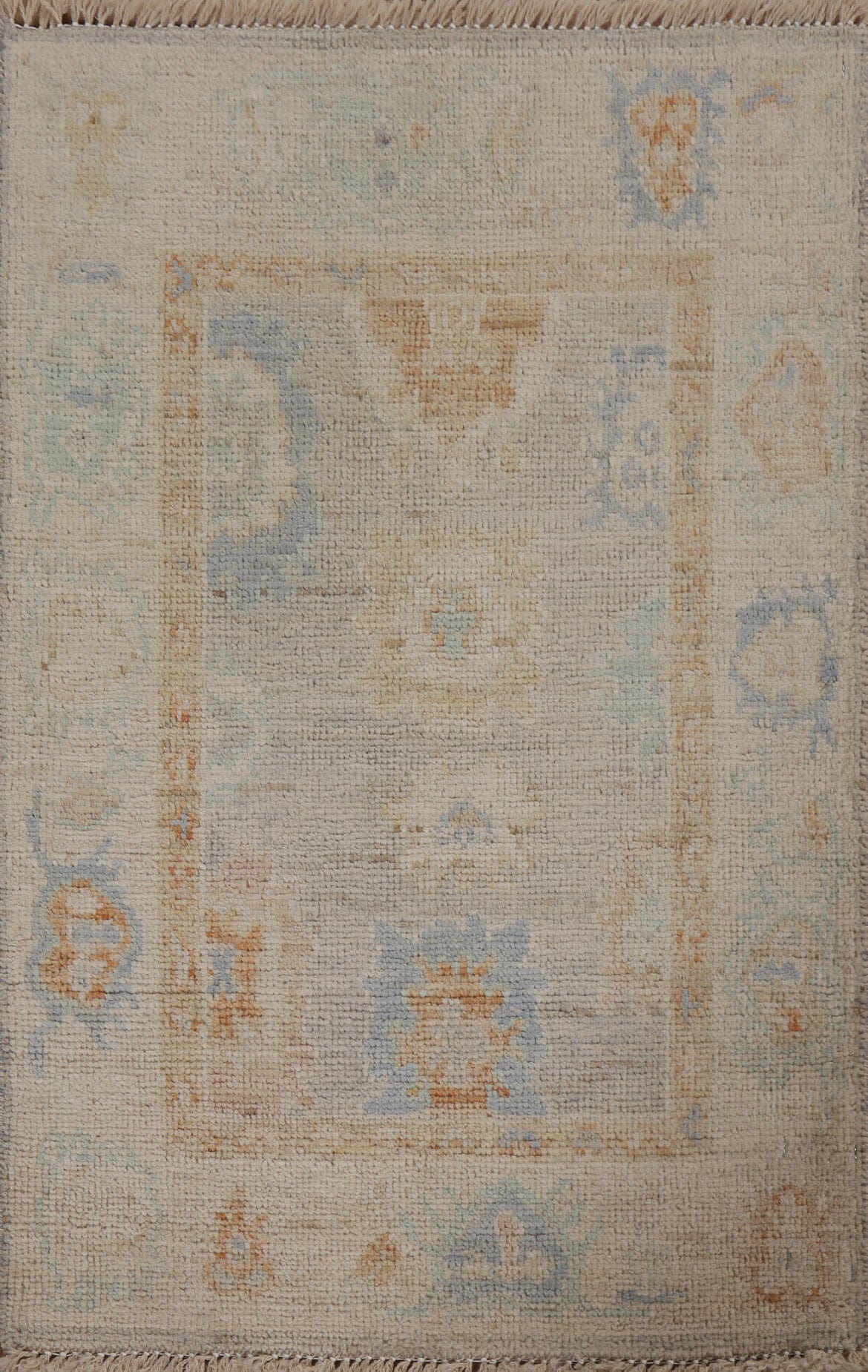 Muted Handmade Oushak Oriental Area Rug 2x3