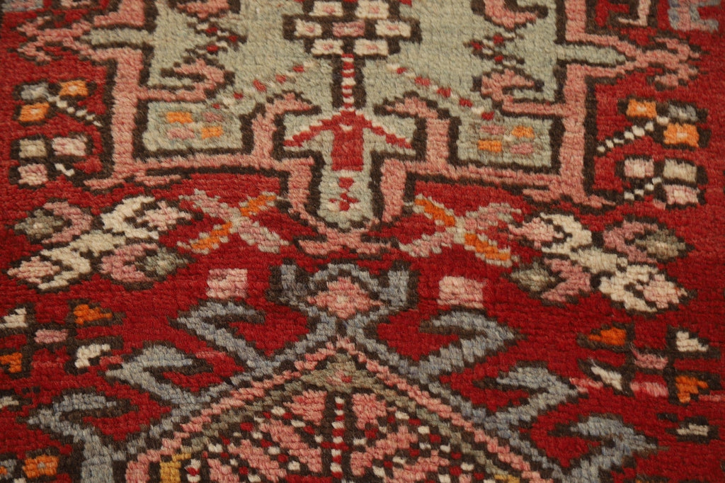 Tribal Geometric Gharajeh Persian Rug 2x6
