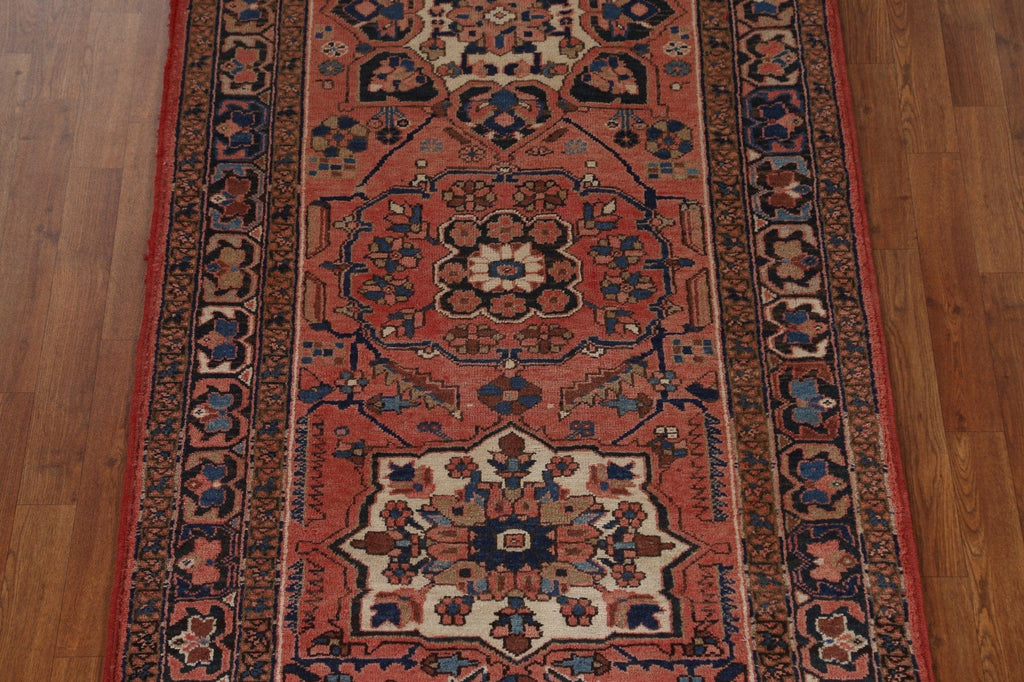 Tribal Heriz Persian Runner Rug 4x15