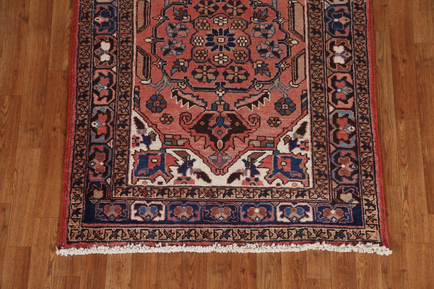 Tribal Heriz Persian Runner Rug 4x15