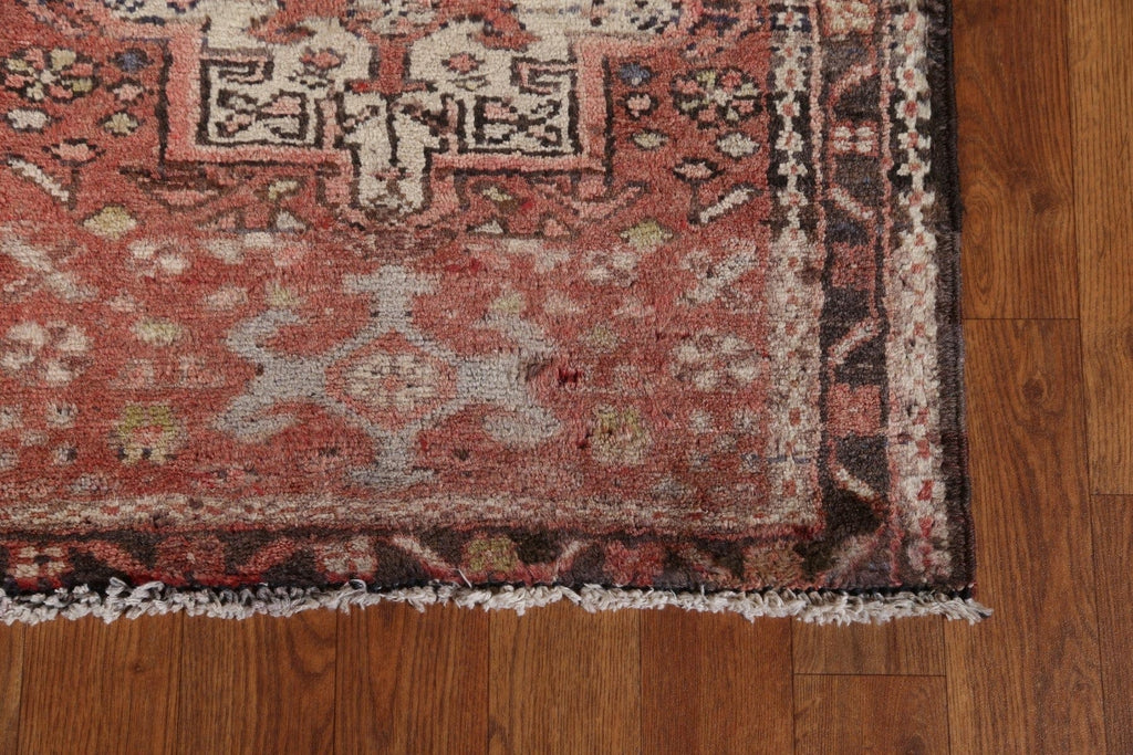 Geometric Gharajeh Persian Runner Rug 2x8