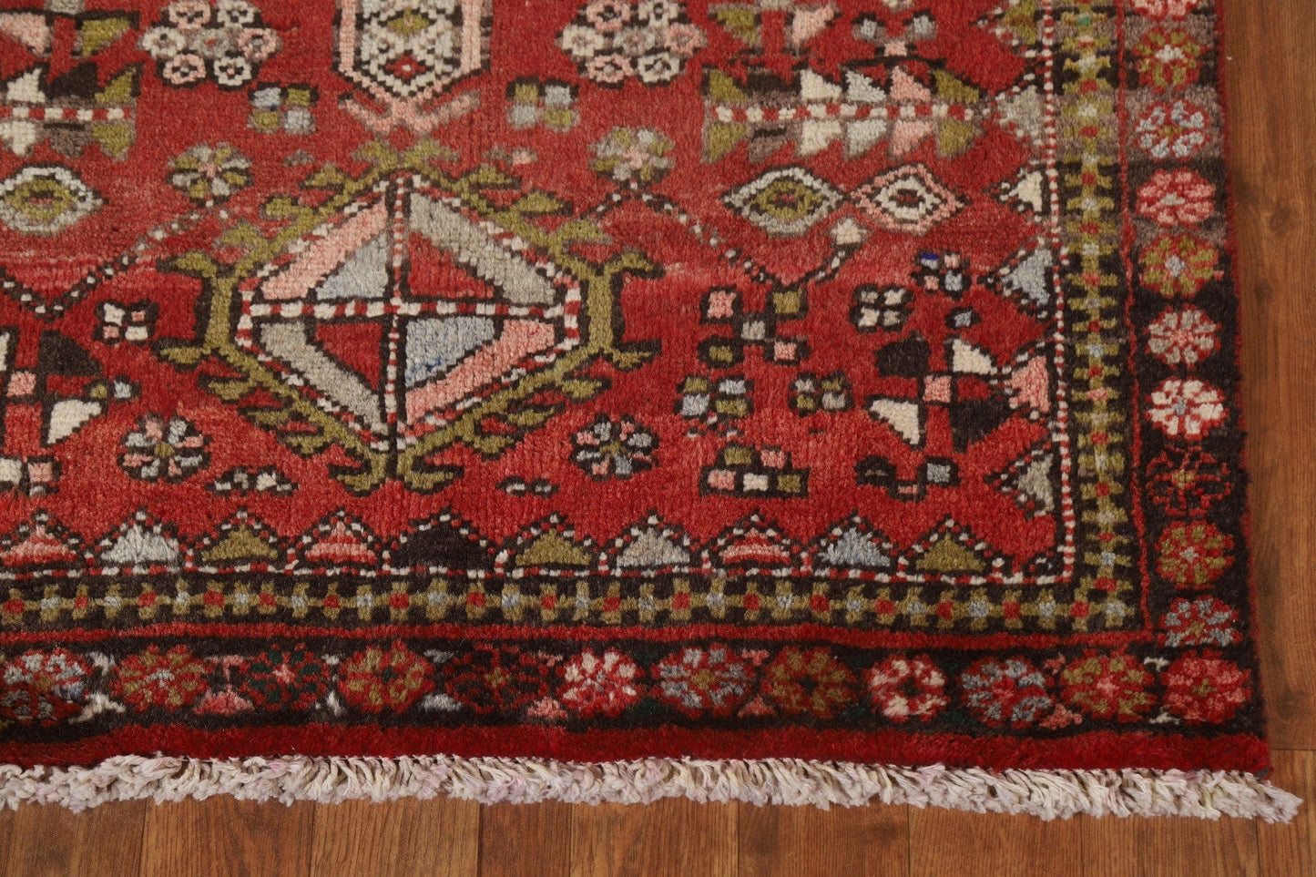 Tribal Gharajeh Persian Runner Rug 3x11