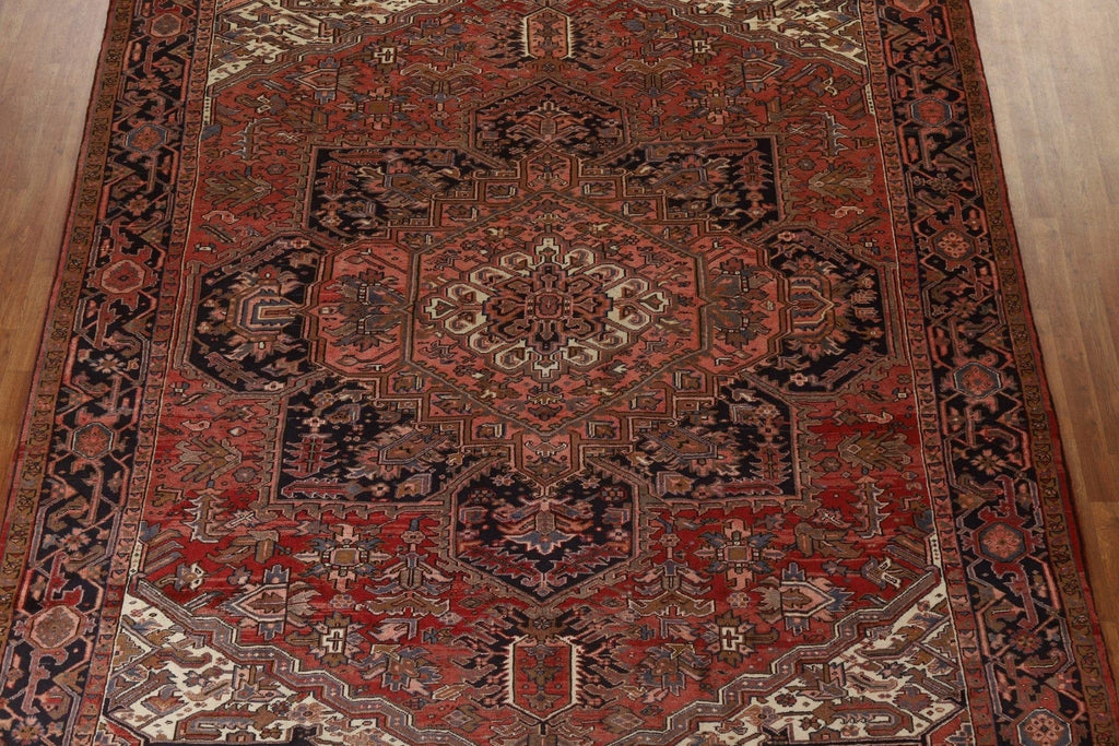 Geometric Heriz Persian Area Rug 10x13