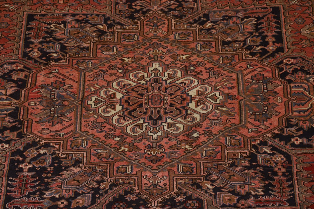 Geometric Heriz Persian Area Rug 10x13