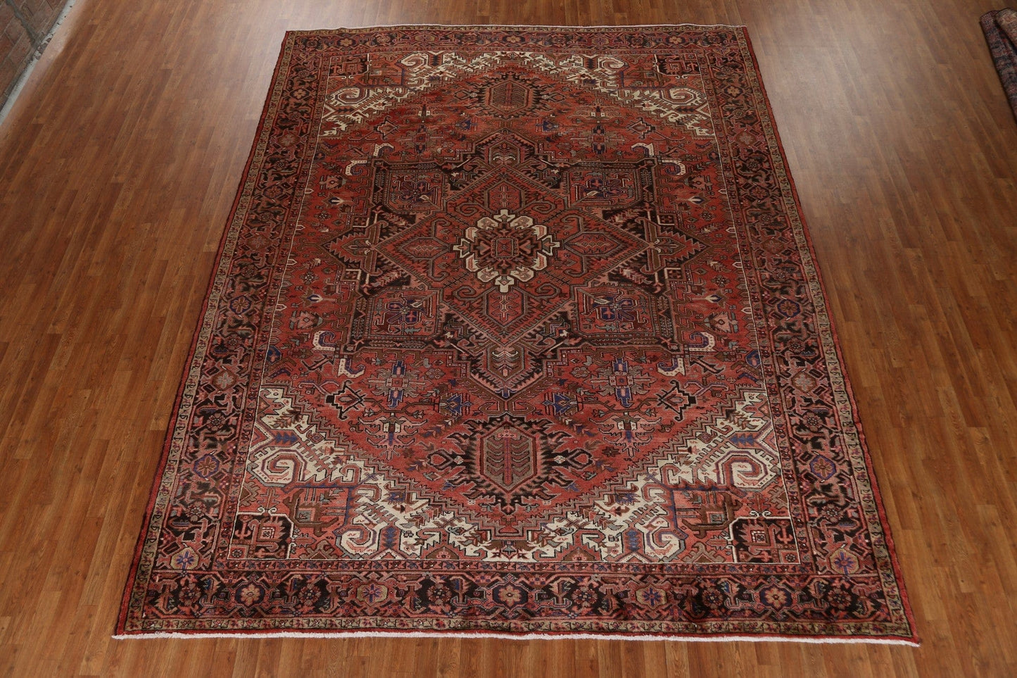 Geometric Heriz Persian Area Rug 10x12