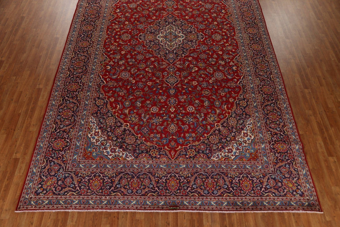 Traditional Kashan Large Persian Rug 10x17