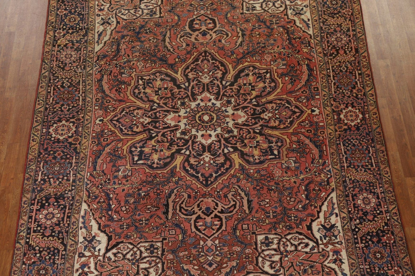 Geometric Heriz Persian Area Rug 8x11