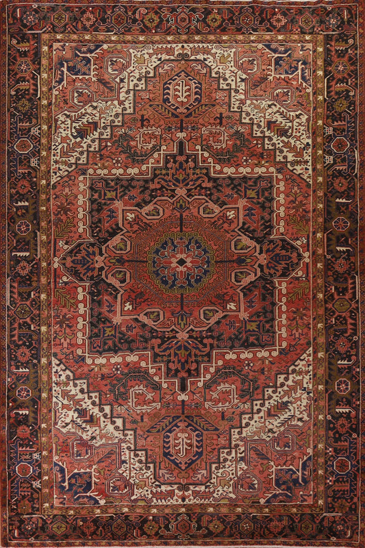 Vegetable Dye Heriz Persian Area Rug 10x13