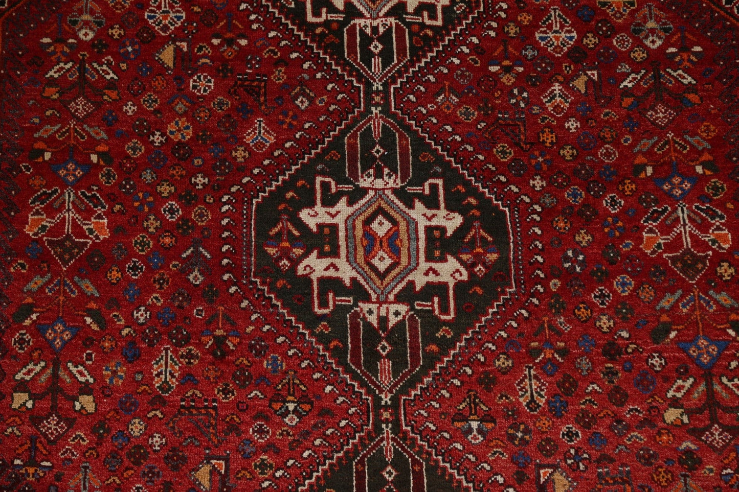 Tribal Shiraz Persian Area Rug 6x9