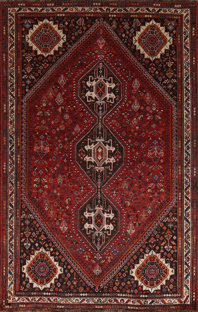 Tribal Shiraz Persian Area Rug 6x9