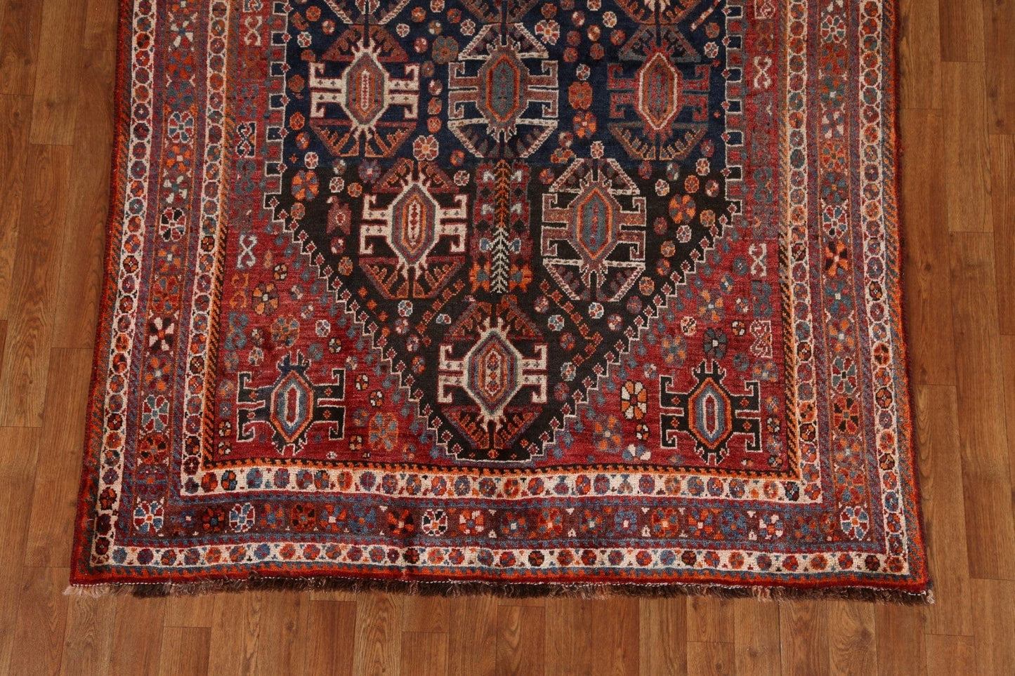 Vegetable Dye Qashqai Persian Area Rug 5x7