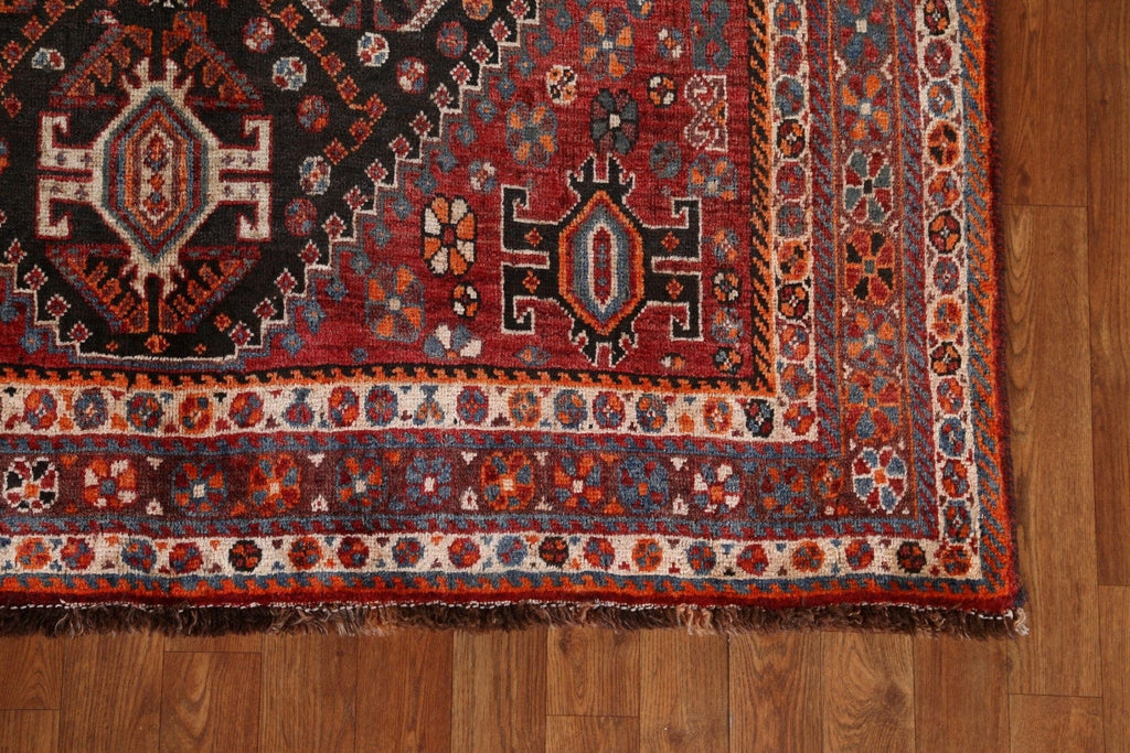 Vegetable Dye Qashqai Persian Area Rug 5x7