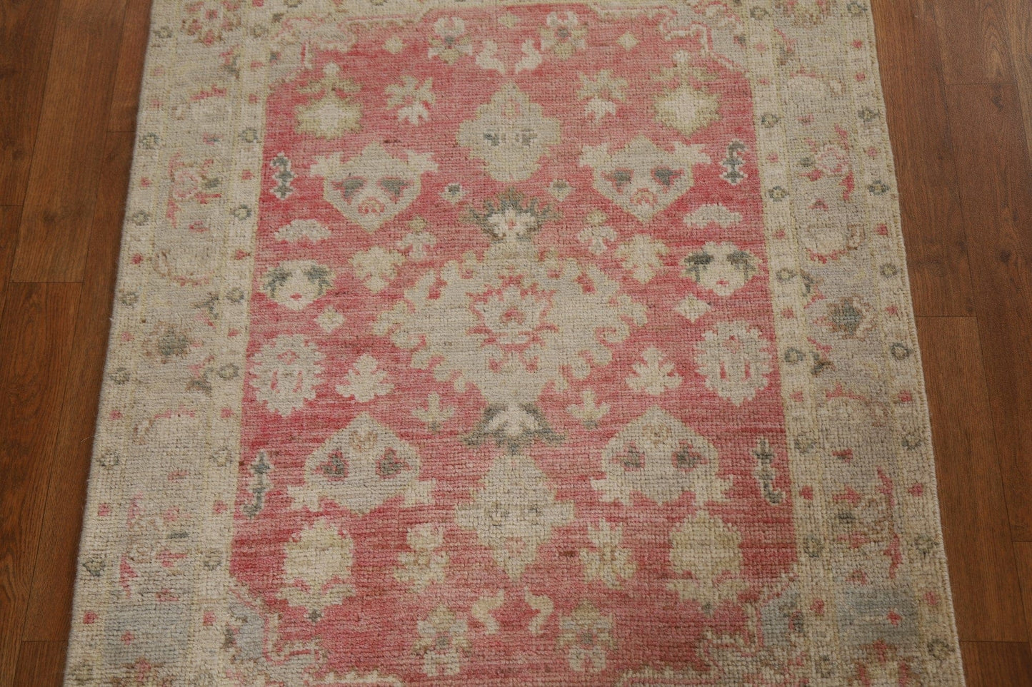 Geometric Oushak Oriental Area Rug 3x4