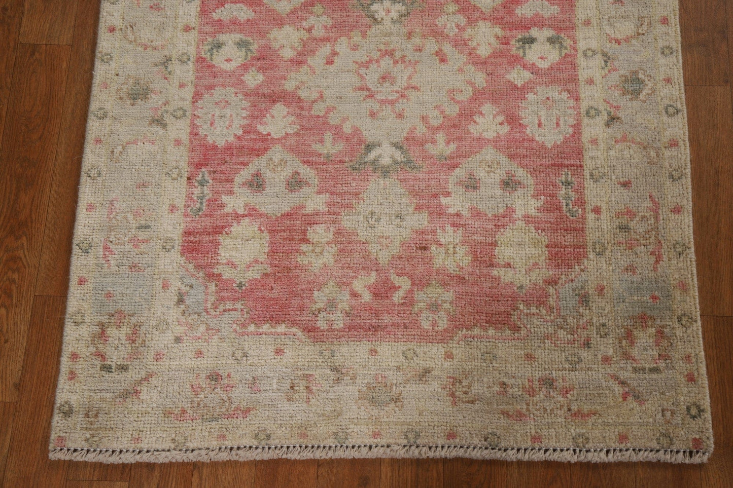 Geometric Oushak Oriental Area Rug 3x4