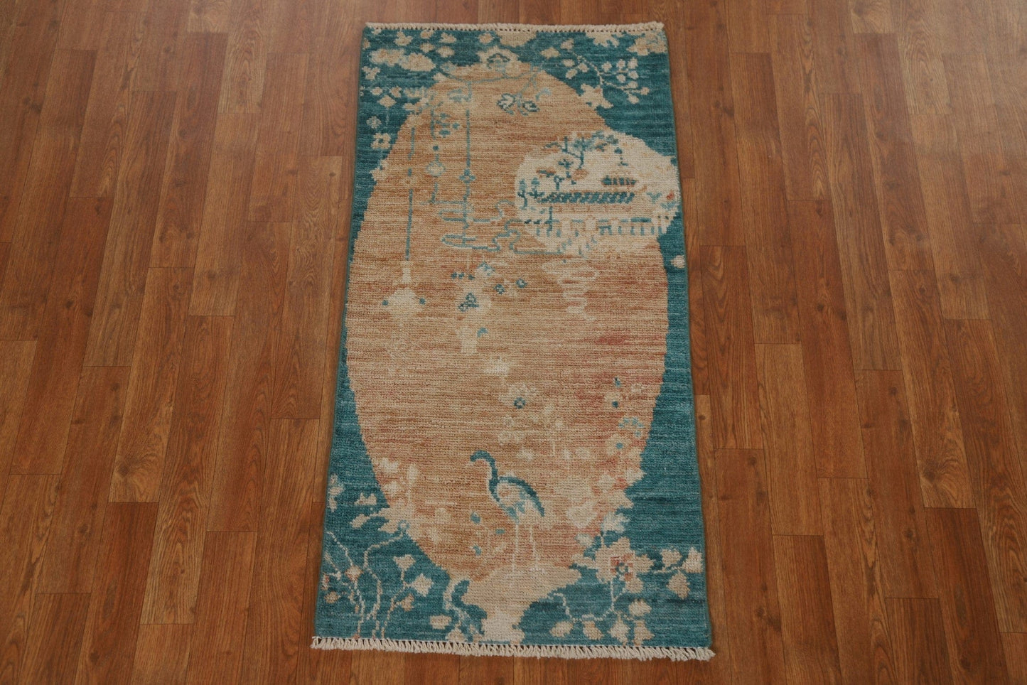 Animal Pictorial Art Deco Oriental Area Rug 2x4