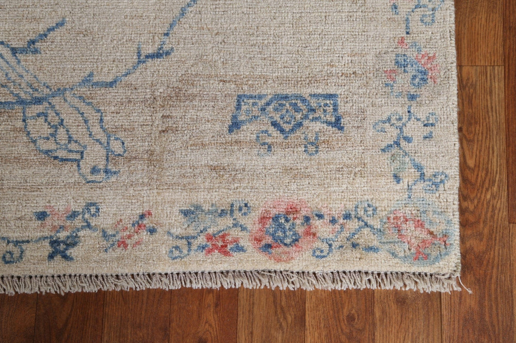 Vegetable Dye Art Deco Oriental Runner Rug 3x12