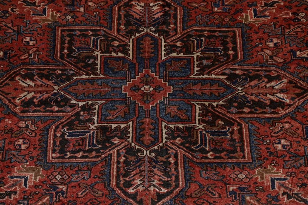 Geometric Wool Heriz Persian Area Rug 8x10