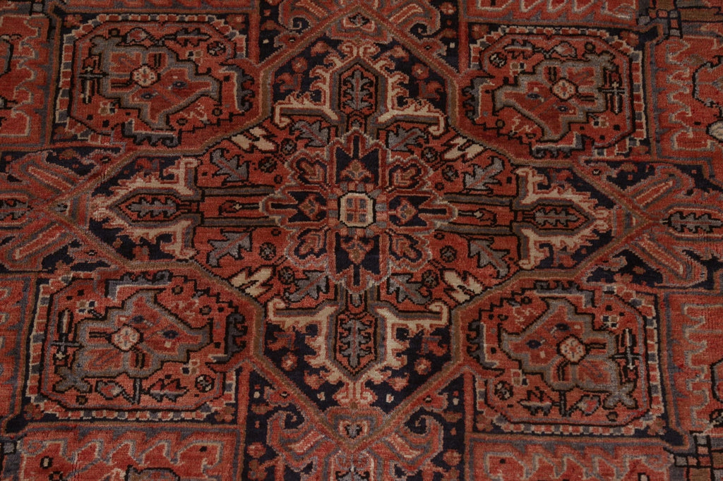 Vintage Heriz Persian Area Rug 8x11