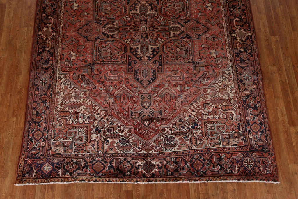 Vintage Heriz Persian Area Rug 8x11