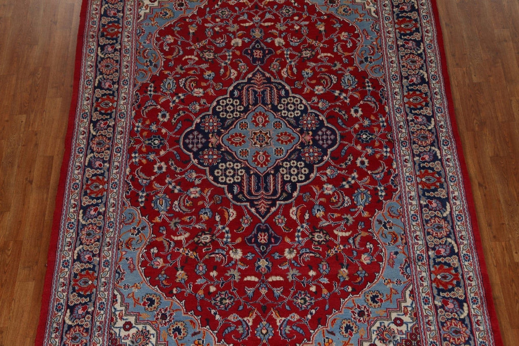 Red Floral Kashmar Persian Area Rug 7x10