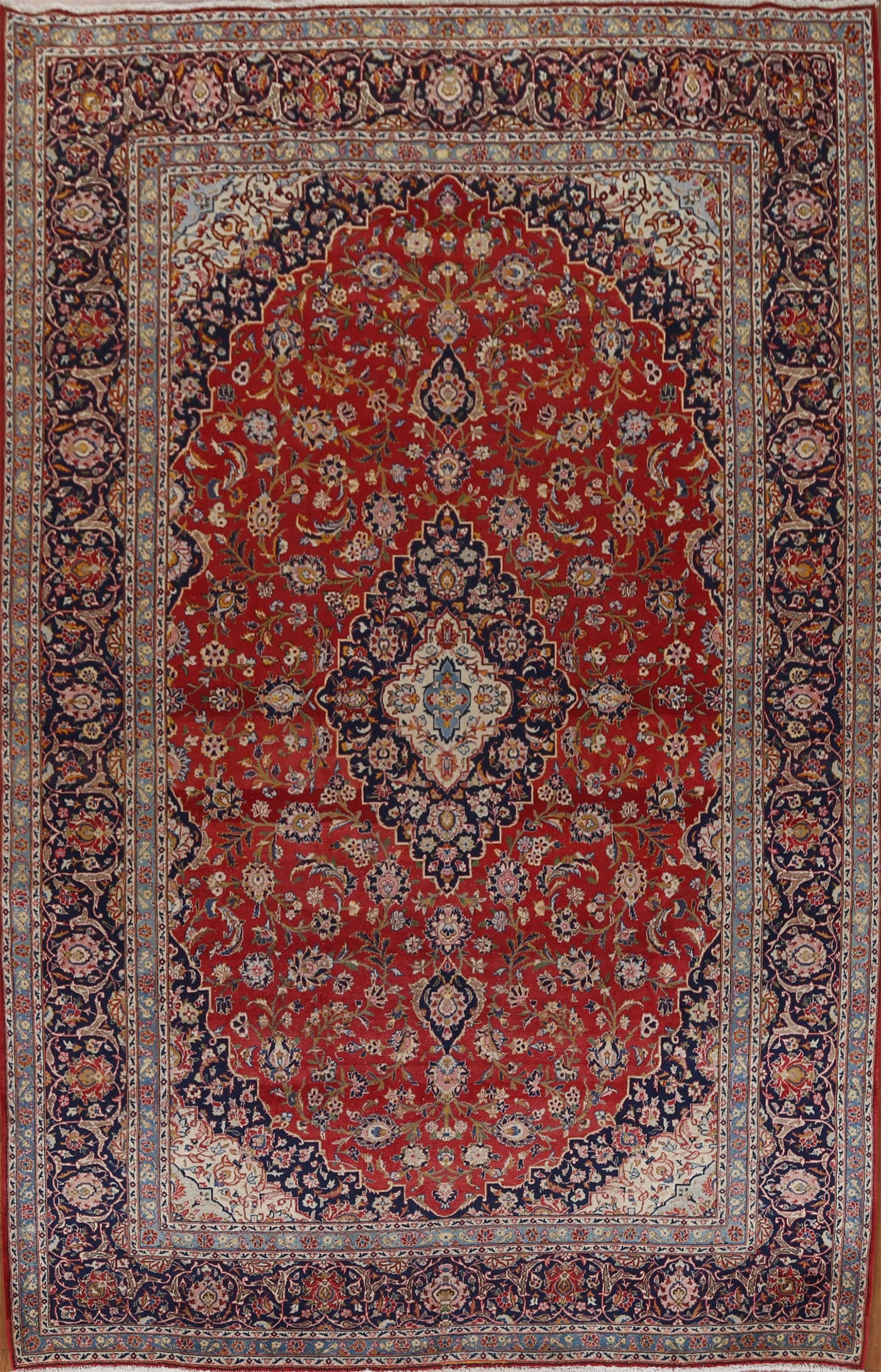 Traditional Kashan Persian Area Rug 8x12