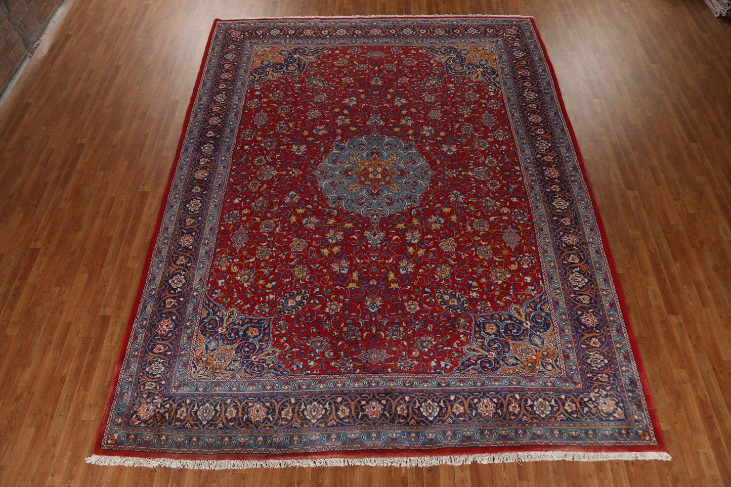 Floral Red Sarouk Persian Area Rug 10x13