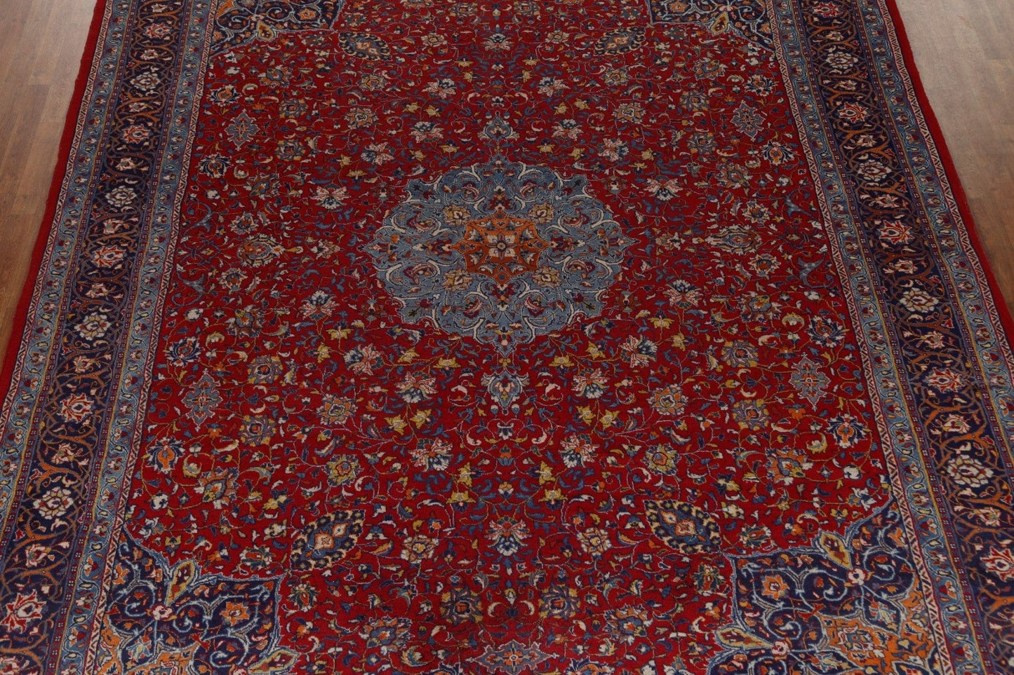 Floral Red Sarouk Persian Area Rug 10x13