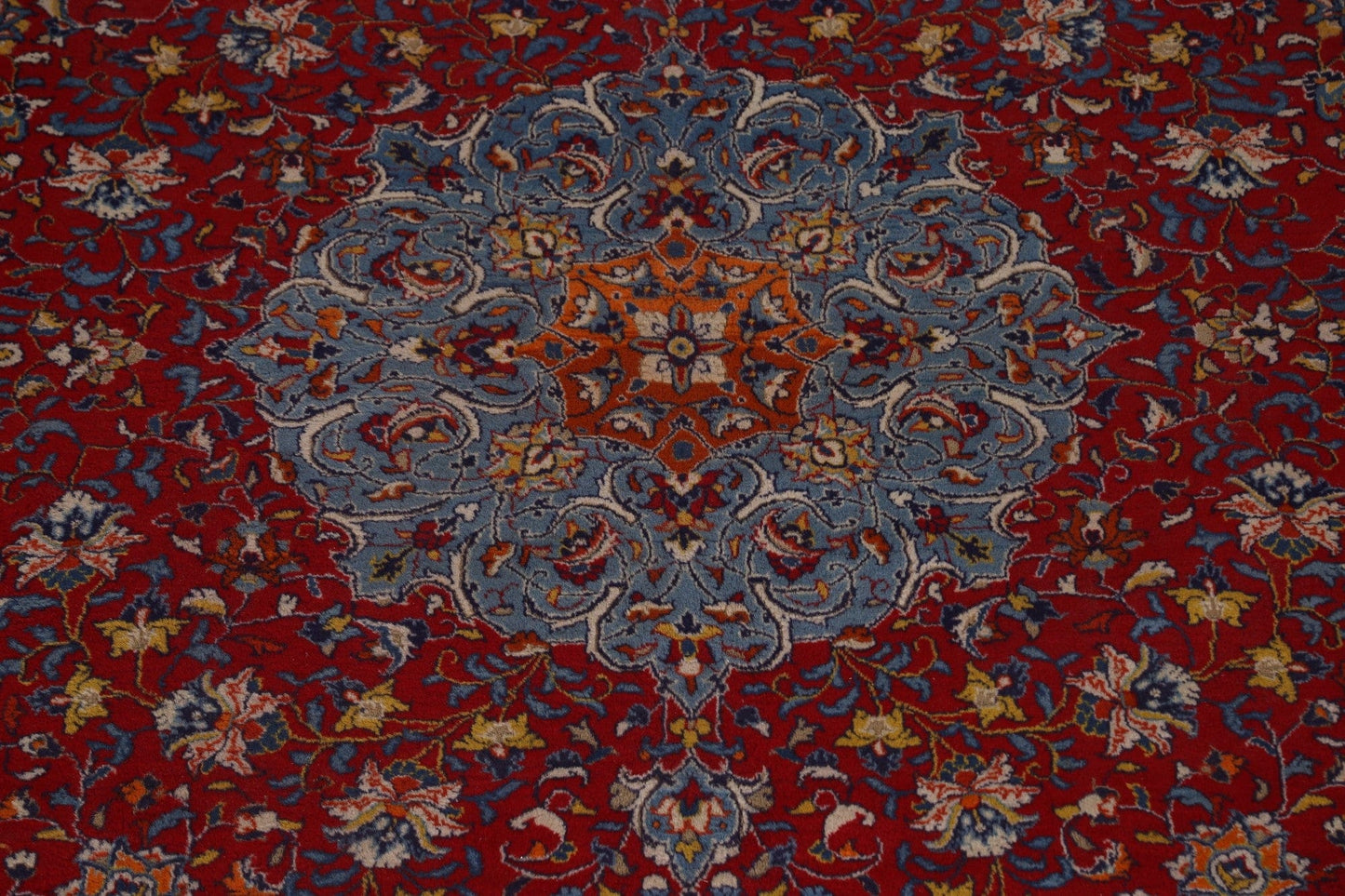 Floral Red Sarouk Persian Area Rug 10x13