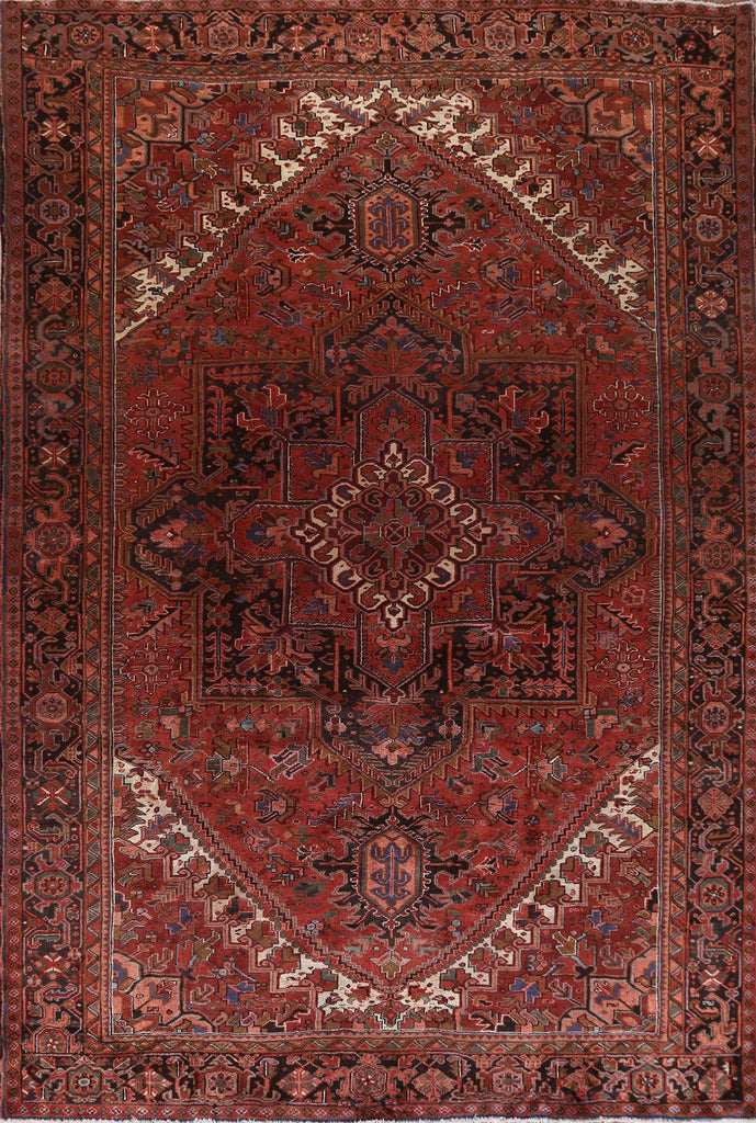 Vegetable Dye Heriz Persian Area Rug 10x13