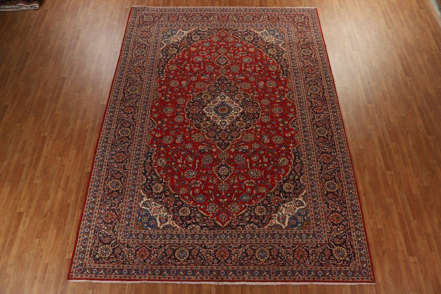 Traditional Kashan Persian Area Rug 10x14