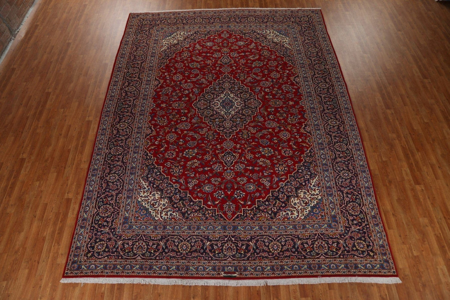 Traditional Wool Kashan Persian Area Rug 10x13