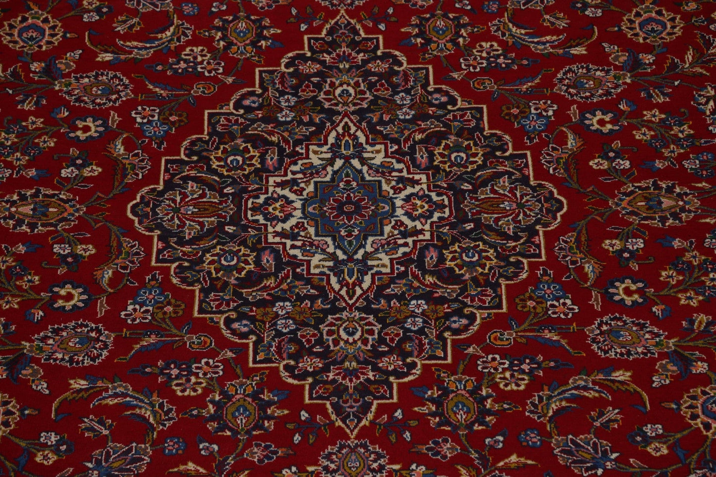 Traditional Wool Kashan Persian Area Rug 10x13