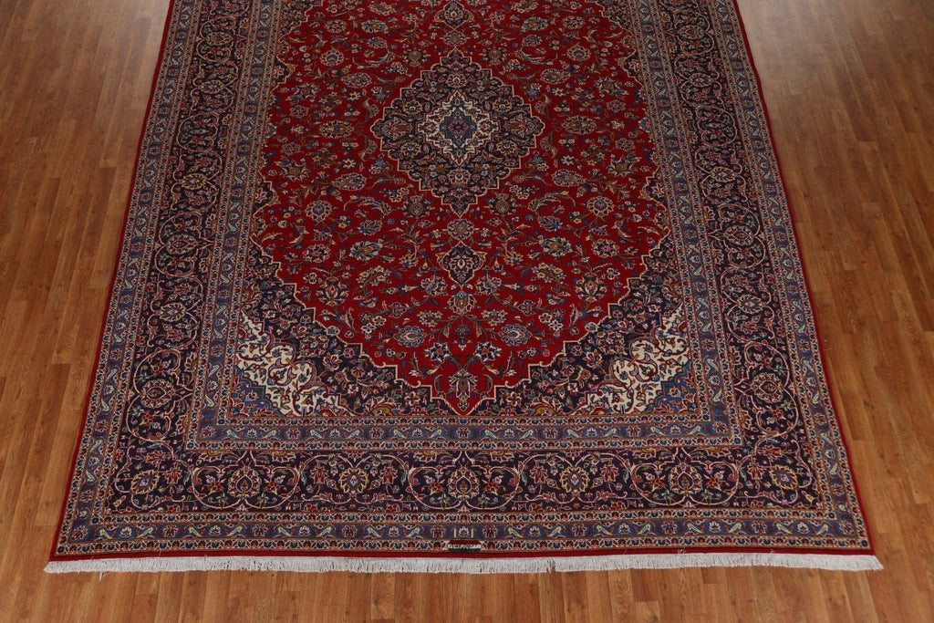 Traditional Wool Kashan Persian Area Rug 10x13