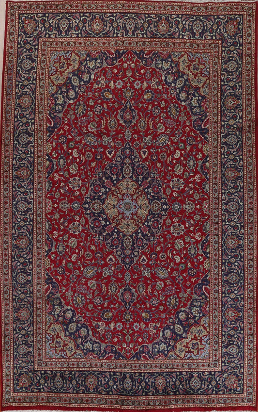 Traditional Red Kashmar Persian Area Rug 8x12
