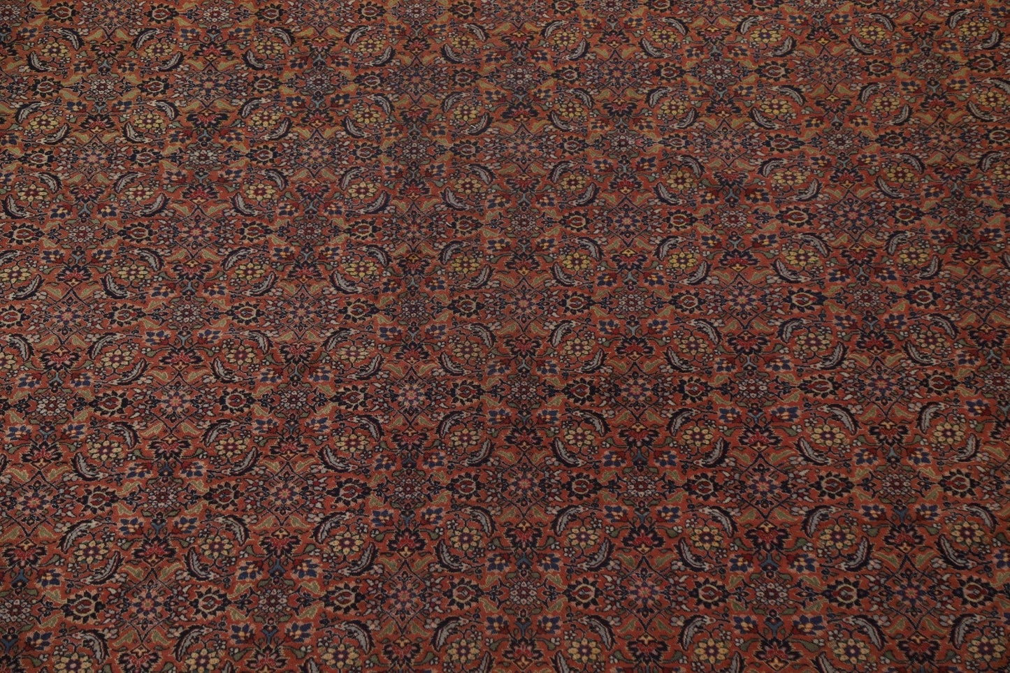 Pre-1900 Antique Vegetable Dye Tabriz Large Persian Rug 15x21