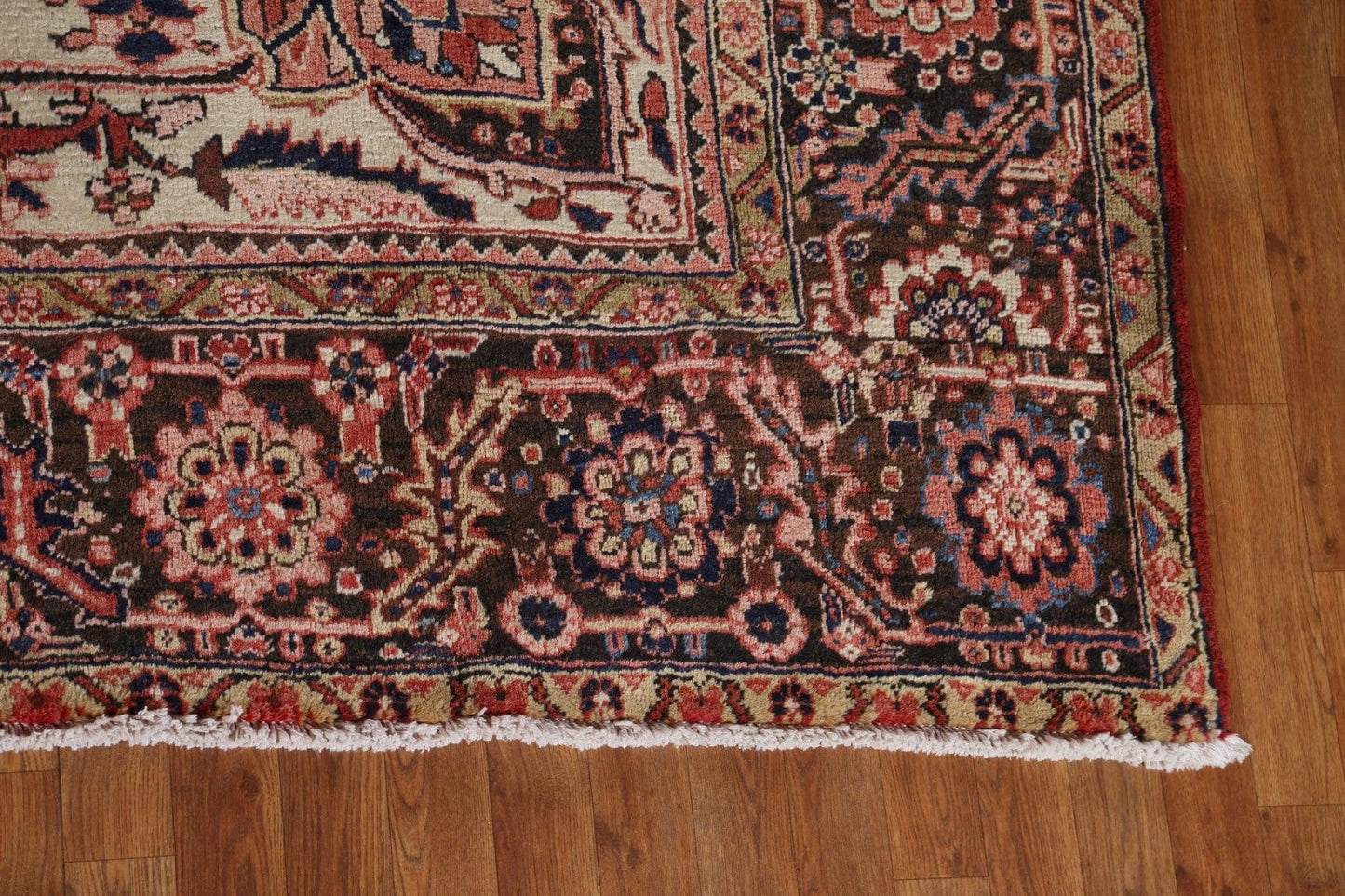 Handmade Wool Heriz Persian Area Rug 10x14