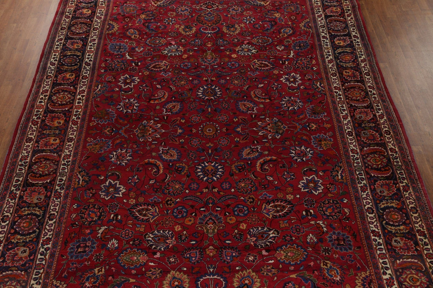 Palace Size Vegetable Dye Mashad Persian Rug 10x16