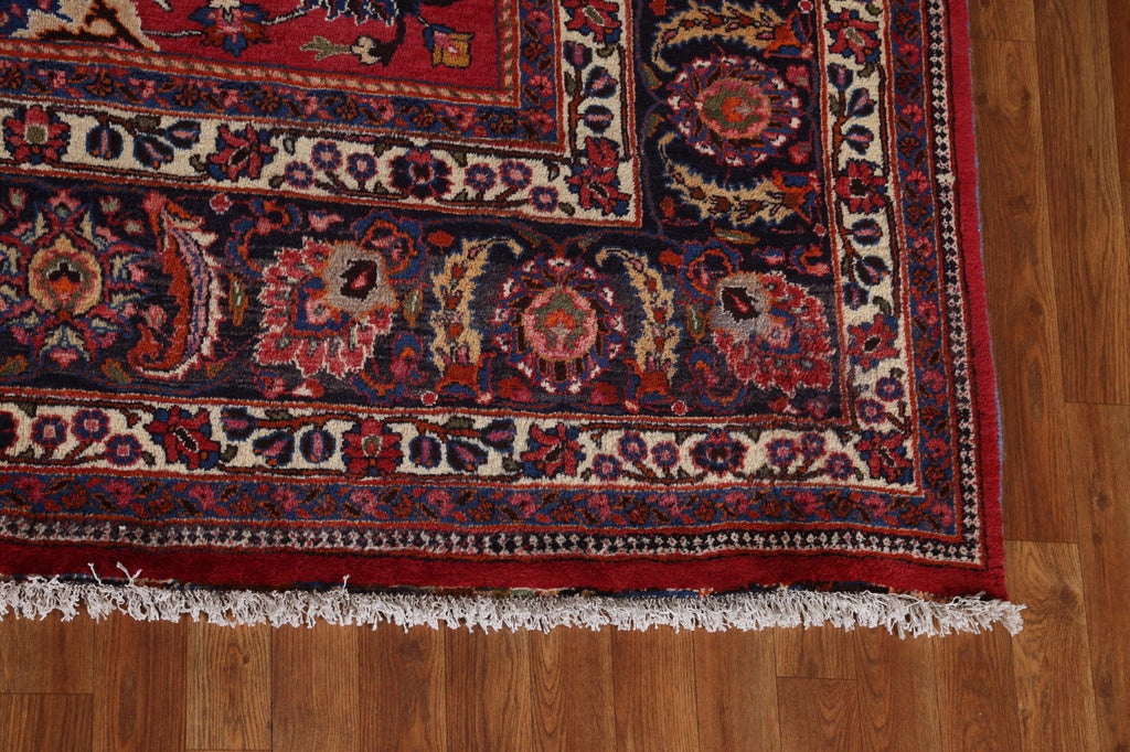 Palace Size Vegetable Dye Mashad Persian Rug 10x16