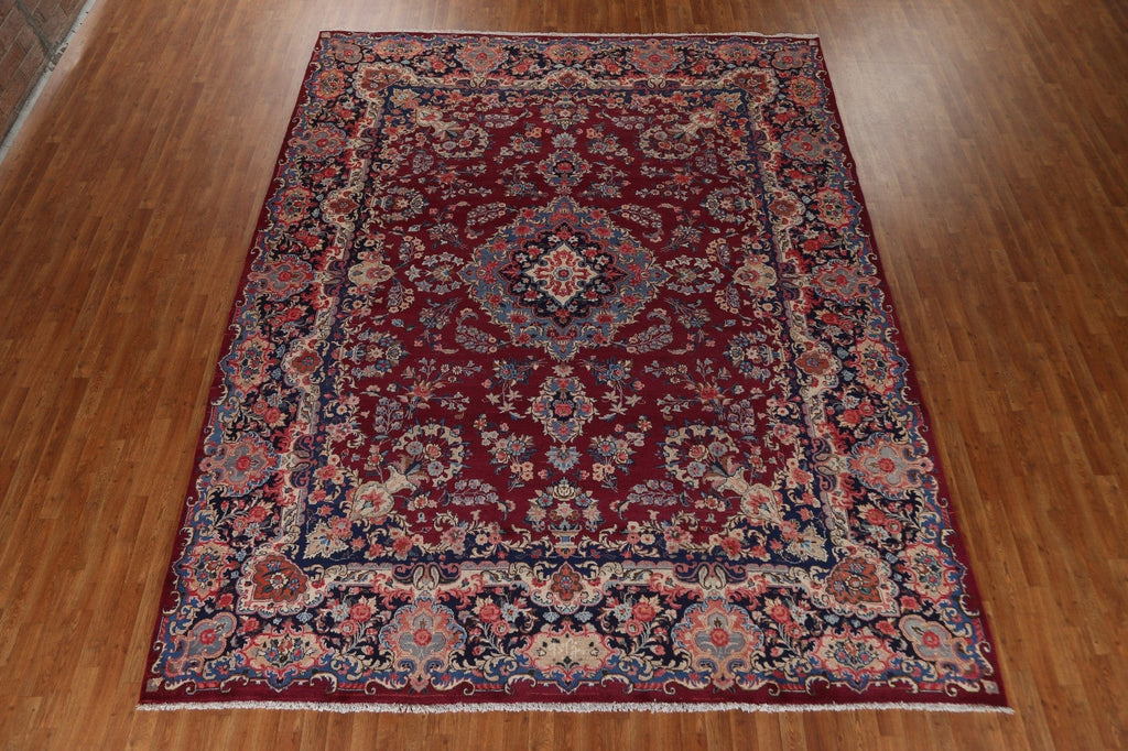 Floral Red Yazd Persian Area Rug 10x12