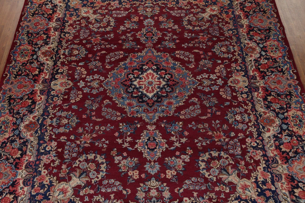 Floral Red Yazd Persian Area Rug 10x12