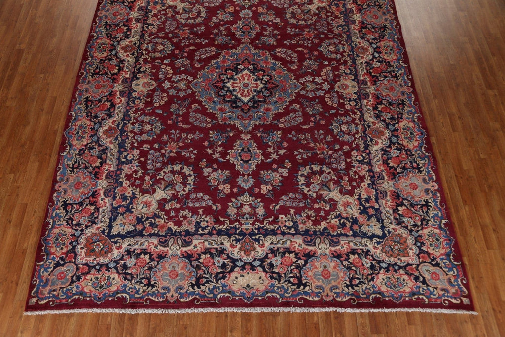 Floral Red Yazd Persian Area Rug 10x12