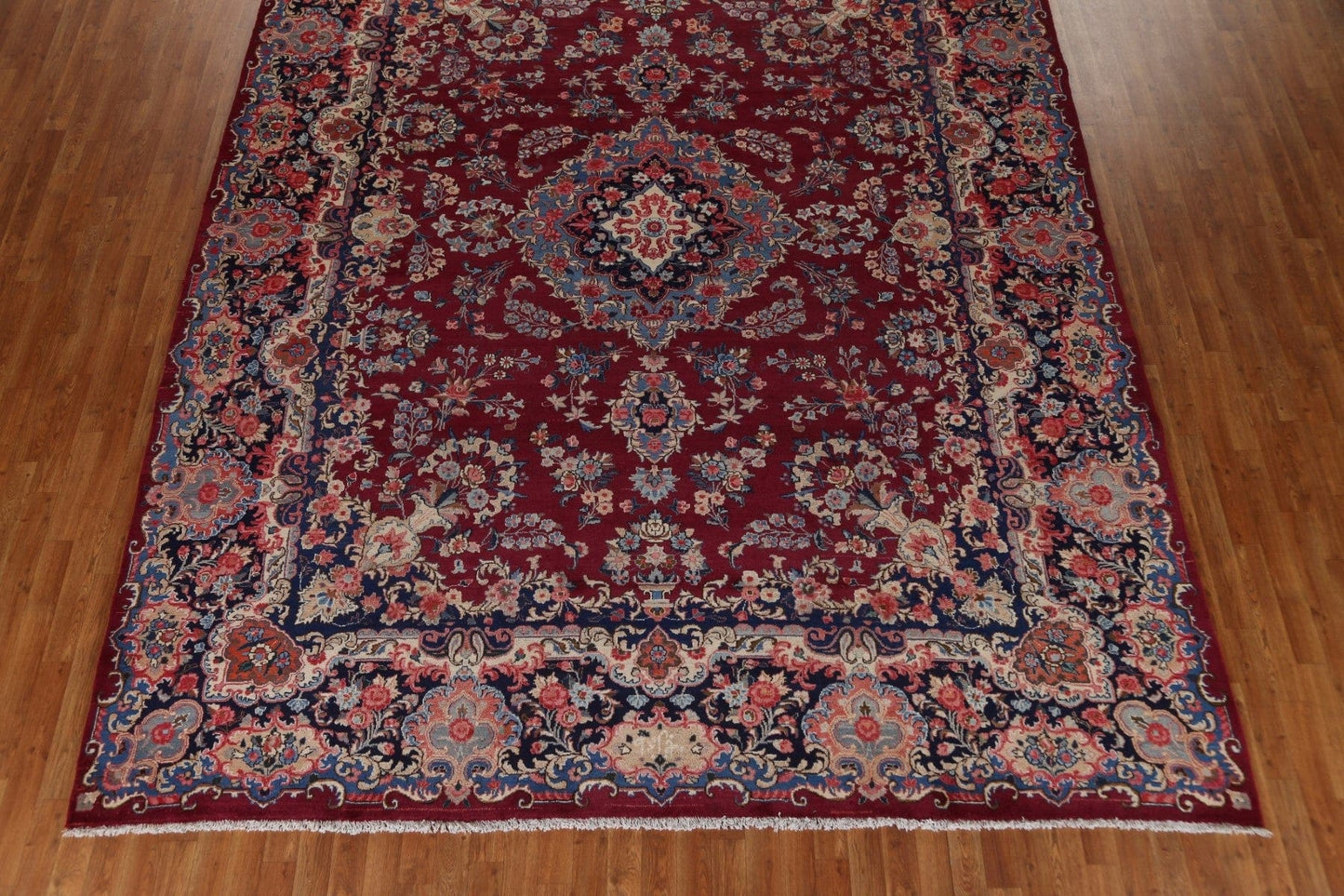 Floral Red Yazd Persian Area Rug 10x12