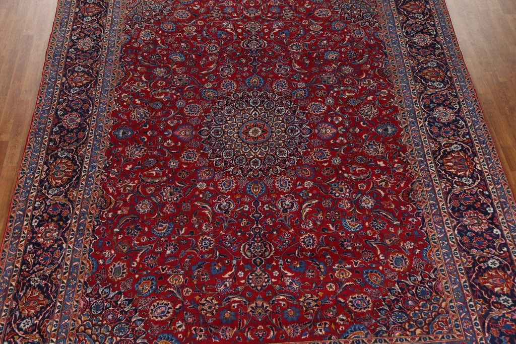 Traditional Red Kashmar Persian Area Rug 10x13