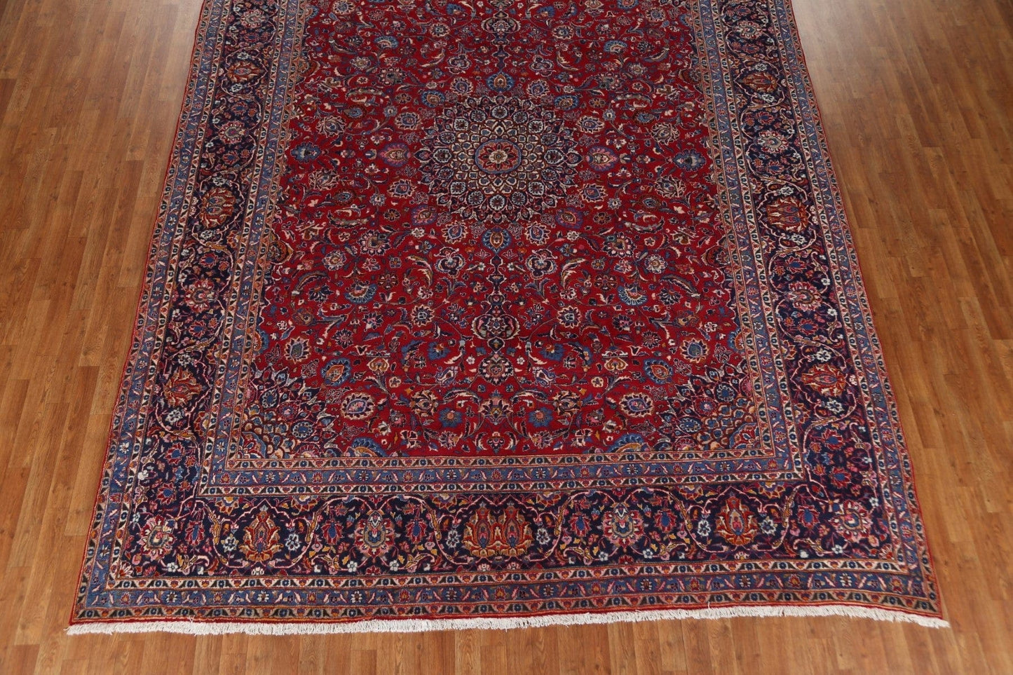 Traditional Red Kashmar Persian Area Rug 10x13