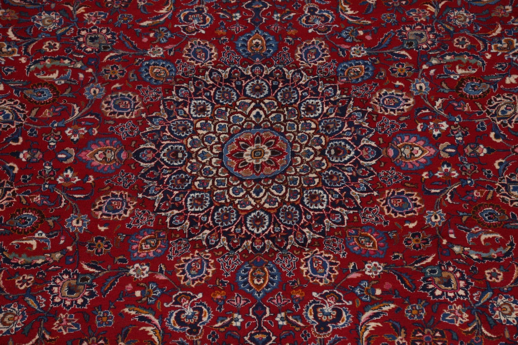 Traditional Red Kashmar Persian Area Rug 10x13